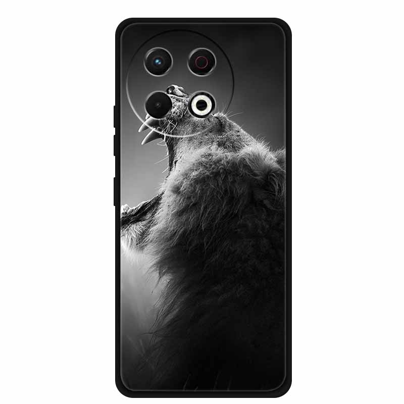 For Tecno Spark 30 Pro Phone Case 30Pro Coque Black Silicone Soft Back Cover Case For Tecno Spark30 Pro 4G Case Protective Shell