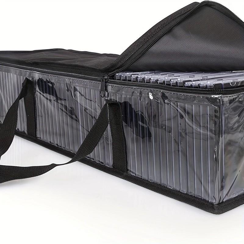 DVD Organizer Bag Non Woven Fabric Material Large Capacity Comic Book Storage for Bedroom Living Room Gift Use
