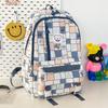 Schoolbag for high school students, small fresh schoolbag for junior high school students, new printed backpack for women's casual versatile 
