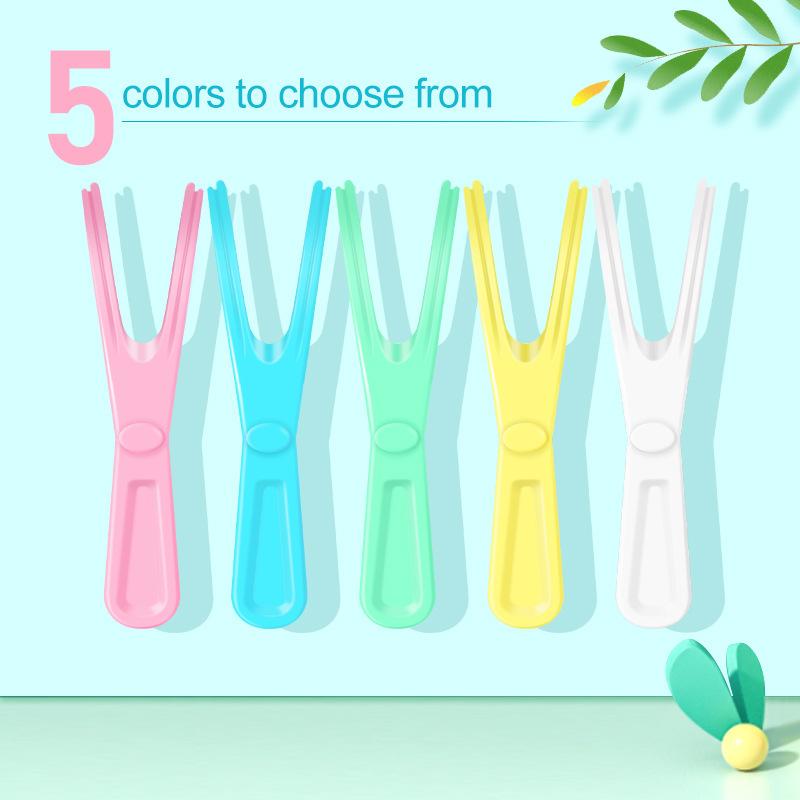 Y-shaped Replaceable Oral Hygiene Dental Floss Holder