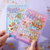 Neue 3D-Miniatur-Szenen-Sammlung Stapel-Klebefläche 10 Szenen Landschafts-Stickerbuch Cartoon-Klebeflächen-Sticker Scrapbooking