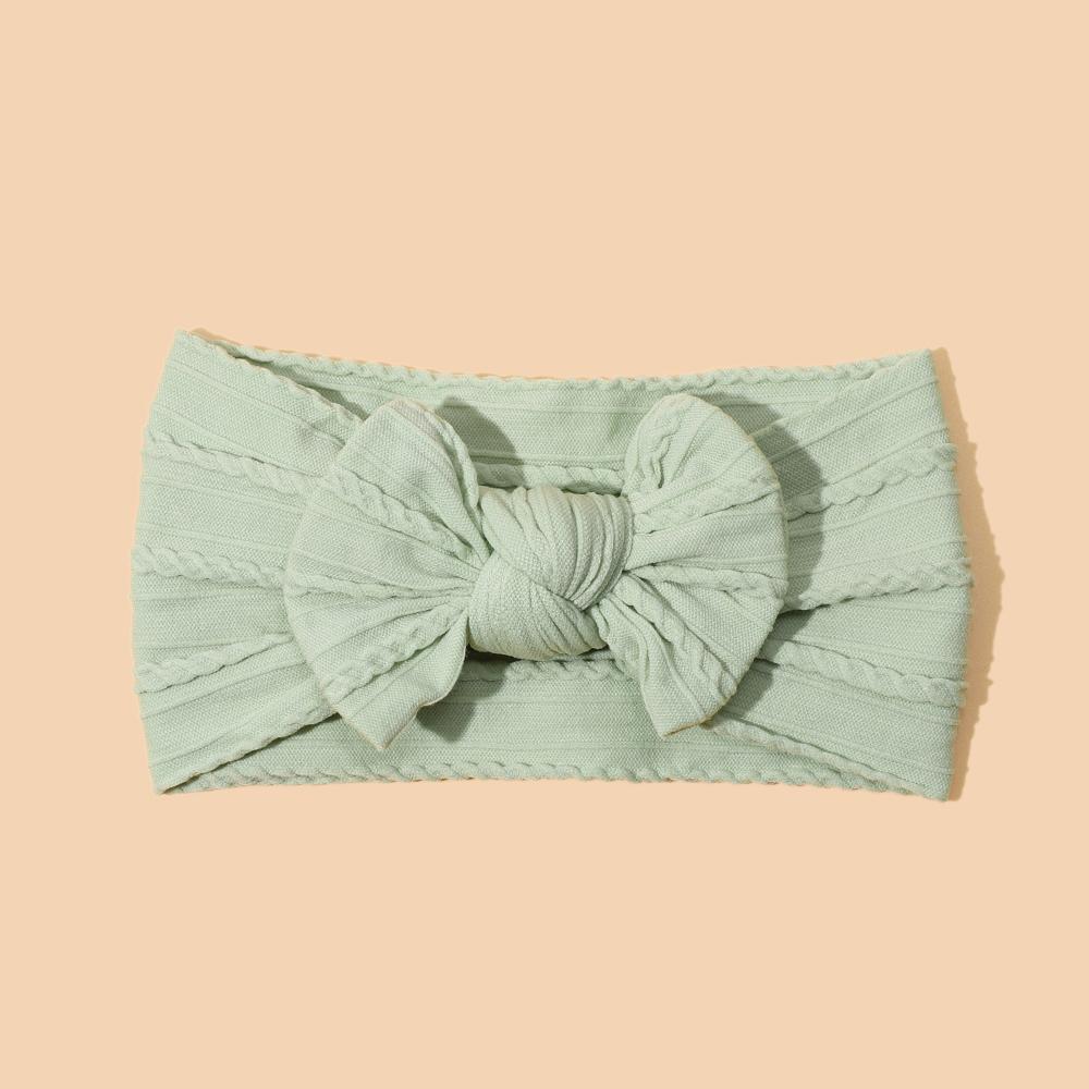 1 Pezzo Fascia per Testa Neonato per Bambine Lavorata a Maglia Elastica Turbante per Bambini Fiocchi per Bambini Morbido Nylon Cappelli per Bambini Accessori per Capelli 32 Colori