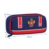 Třívrstvý penál Britský styl Taška na psací potřeby Kreslená kosmetická taštička Zpátky do školy