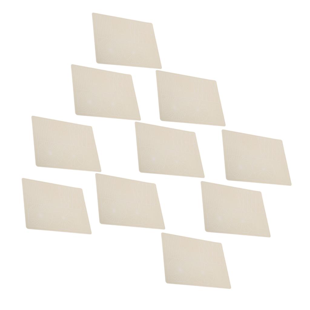 10PCS Microblading Practice Skin Semi Permanent Rubber Pmu Inkless Tattoo Practice Skin