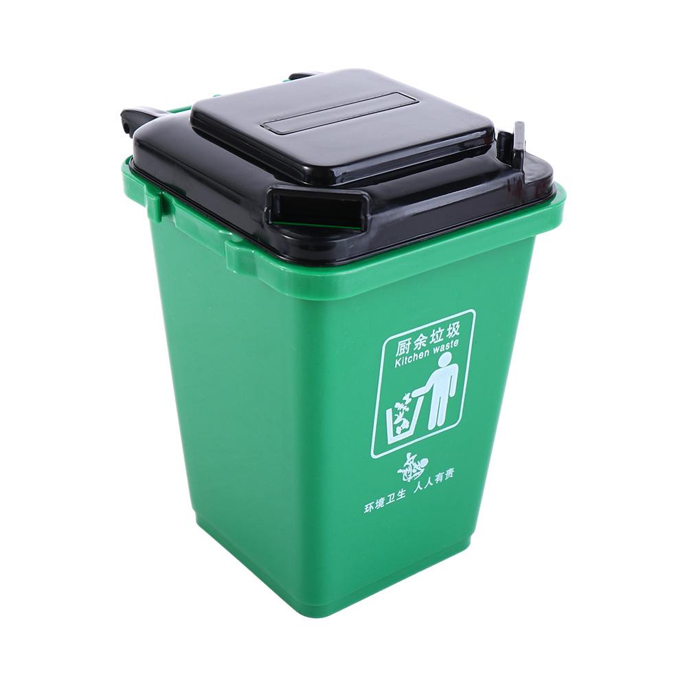 Kids Toy Decor Toys Plastic Home Storage Can Desktop Organizer Pen Organizer Trash Can Model Mini Trash Can Mini Waste Bin