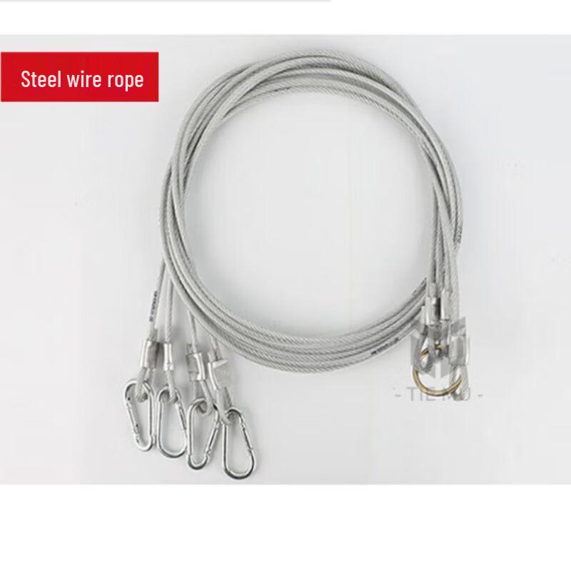 Emergency Tent Steel Wire Guy Line 4mm Thick, 1 Piece