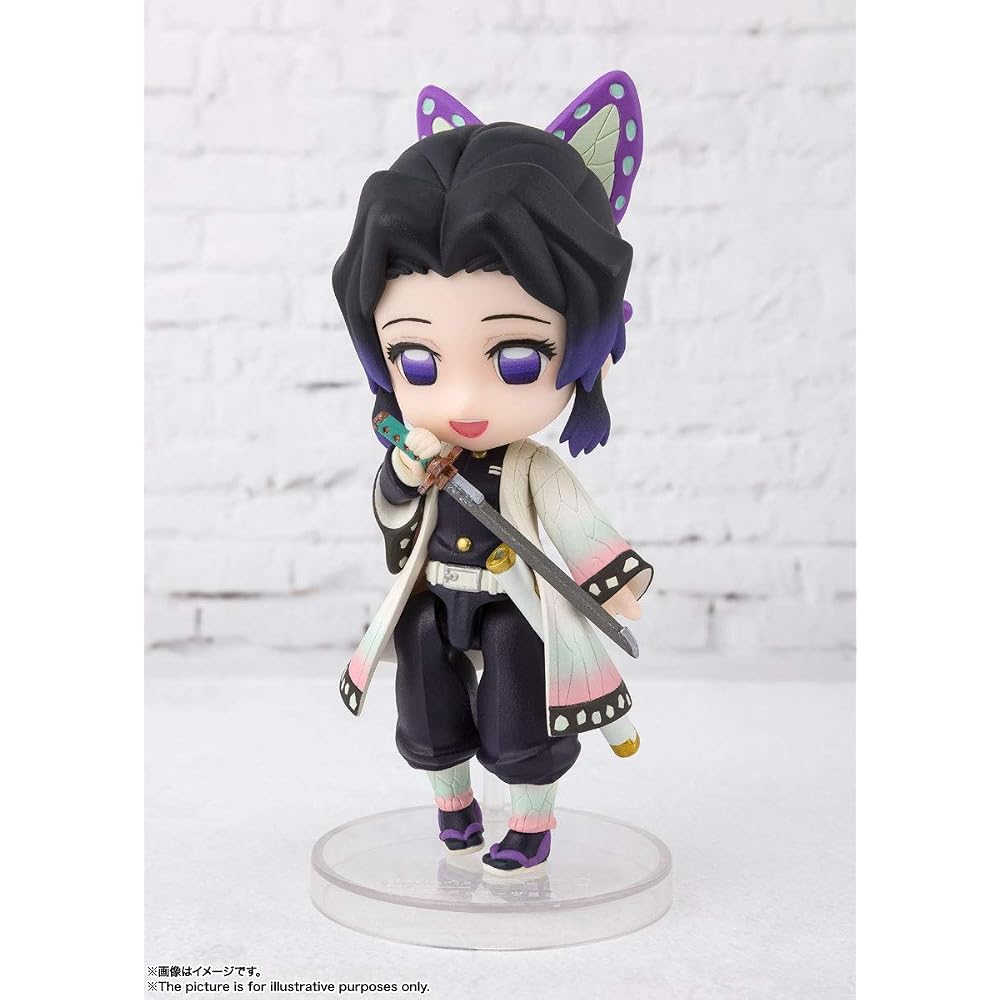 TAMASHII NATIONS Figuarts Mini Demon Slayer: Shinobu Kocho Approx. 90mm PVC/ABS Pre-painted Actio...