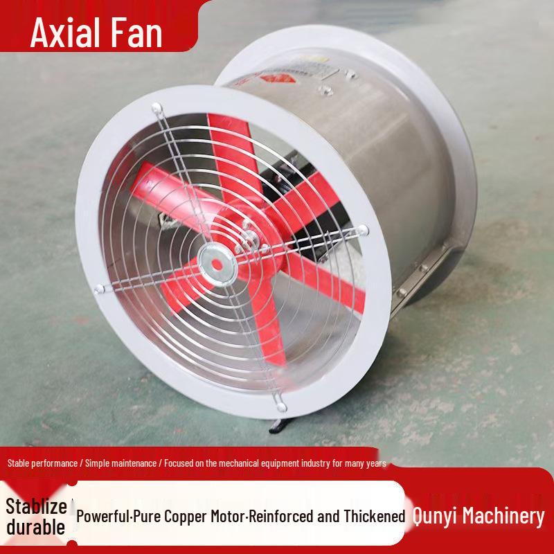 High-Power Industrial Axial Ventilation Fan with Pure Copper Motor