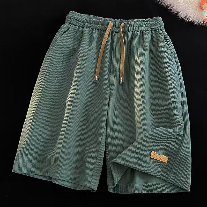 Athletic Shorts Men Summer Breathable Polyester With Drawstring Waist For Casual Sports Activities