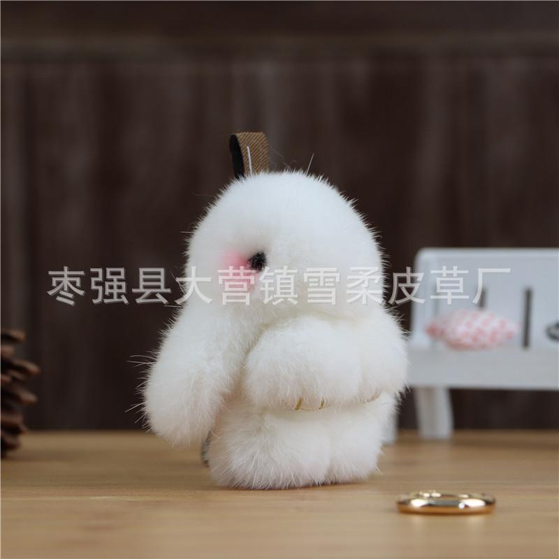 Mink Hair Bunny Mini Cute Fur Cute Rabbit Plush Jewelry Bag Keychain Pendant Mobile Phone Pendant