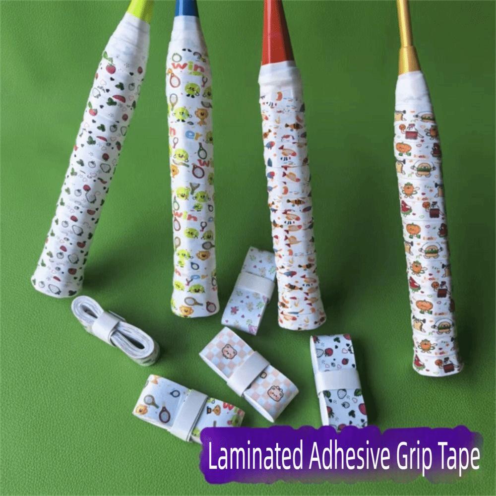 New Cartoon Printed Badminton Racket Handle Belt Non-slip Sweat-absorbent Fishing Grip Tape Handlebar Grip Tape