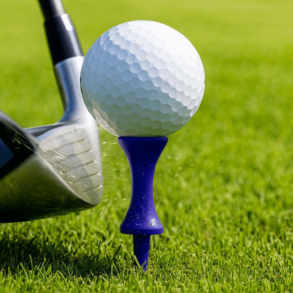 100pcs Plastic Golf Rubber Tee Replacement Golf Practice Tee Creative Professional Golf Tee  Outdoor