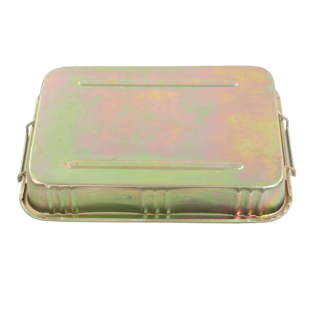 Galvanized Oil Drip Tray Pan Professional Metal Drain Container Auto Repair Tool for Vehicle