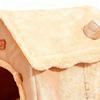 Cat Bed Cave Non-Slip Calming Foldable Nest Winter Indoor Cat House Kitten Bed For Puppy Small Dog Pet Bedroom Living Room