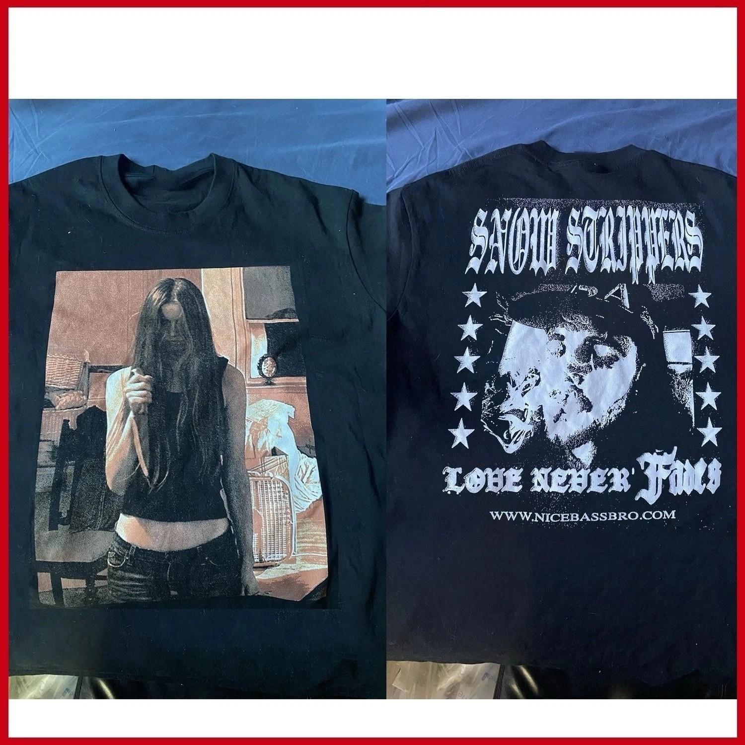 Snow Strippers Tour 2026 Merch T-shirt S
