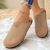 Women's Retro Plus Size Thick Sole Birkenstock Slippers, Closed Toe, Spring/Autumn 2026 Collection, Size 43.