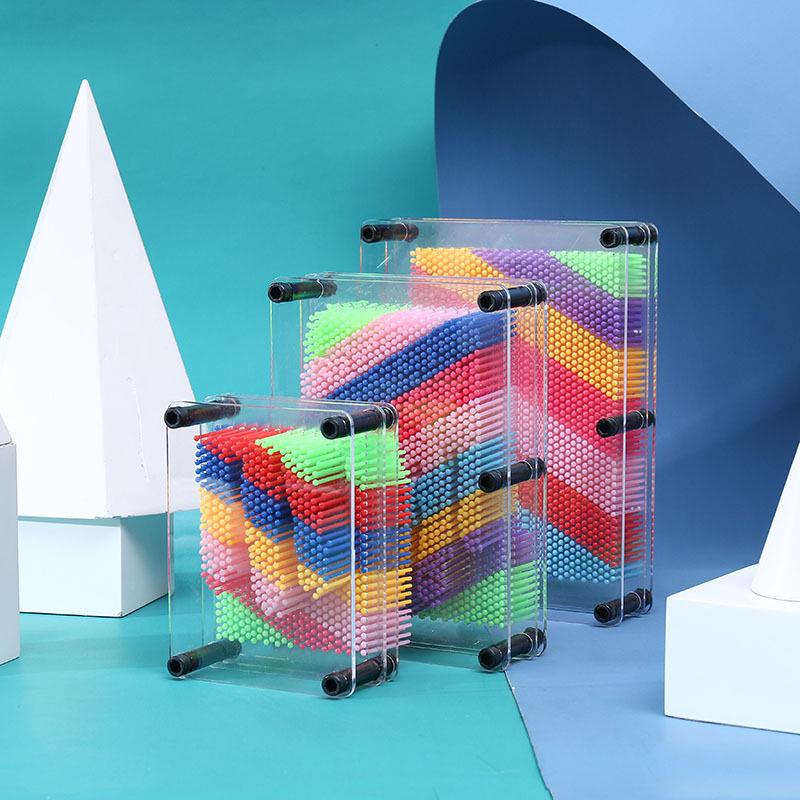 3D Handprint Toy: Interchangeable Plastic Hand Model with Needle Impression and Three-Dimensional Hand Touch.