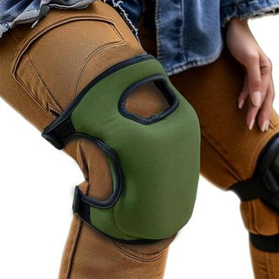 1 Pair of Gardening Cleaning Knee Pads Soft Foam Knee Pads for Gardening Housework Repair (Green)