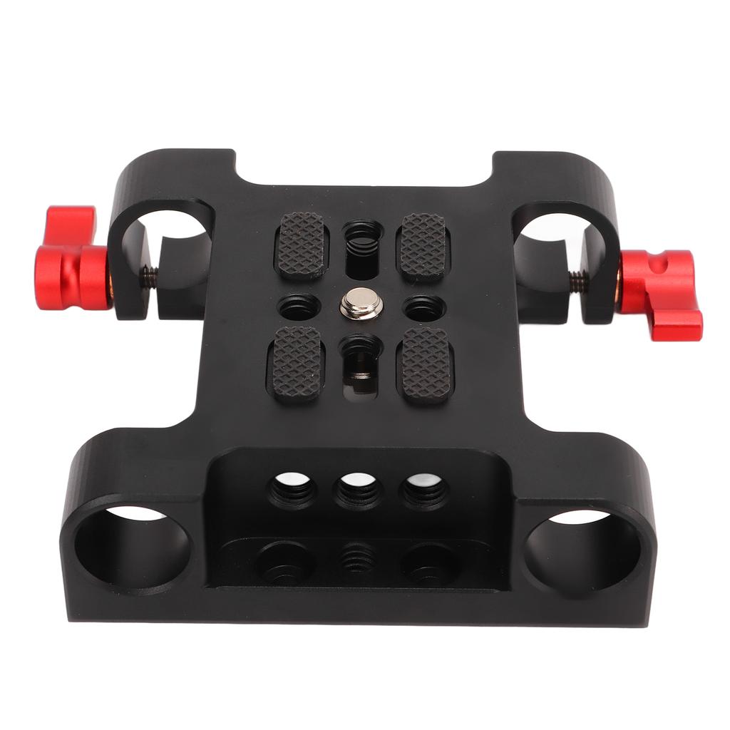 14in Camera Mounting Base Plate Aluminum Alloy 15mm Diameter DSLR Accessories for Sony FS7