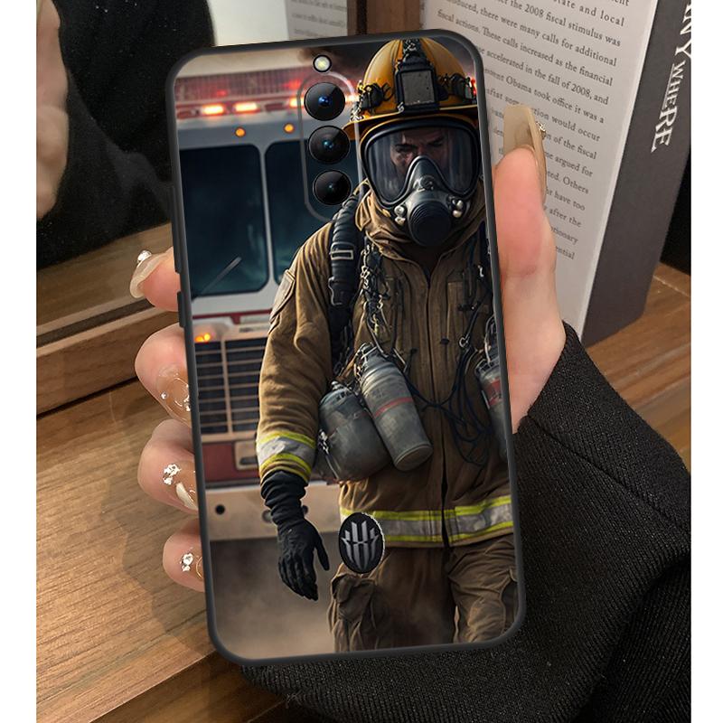 Firefighter Fire Love Case For Nubia Red Magic 10 Pro Plus 6 7 Pro 6S 7S 5G 6R RedMagic 9S 8S 8 9 Pro Plus Coque