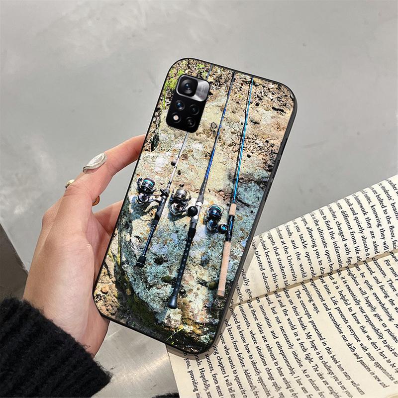 

Fishing Gear Phone Case For Xiaomi Redmi note 13 12 Pro 11S 11 10 Pro 10S 12S Redmi 13 10 13C 10C Redmi Note 12 Pro 5G