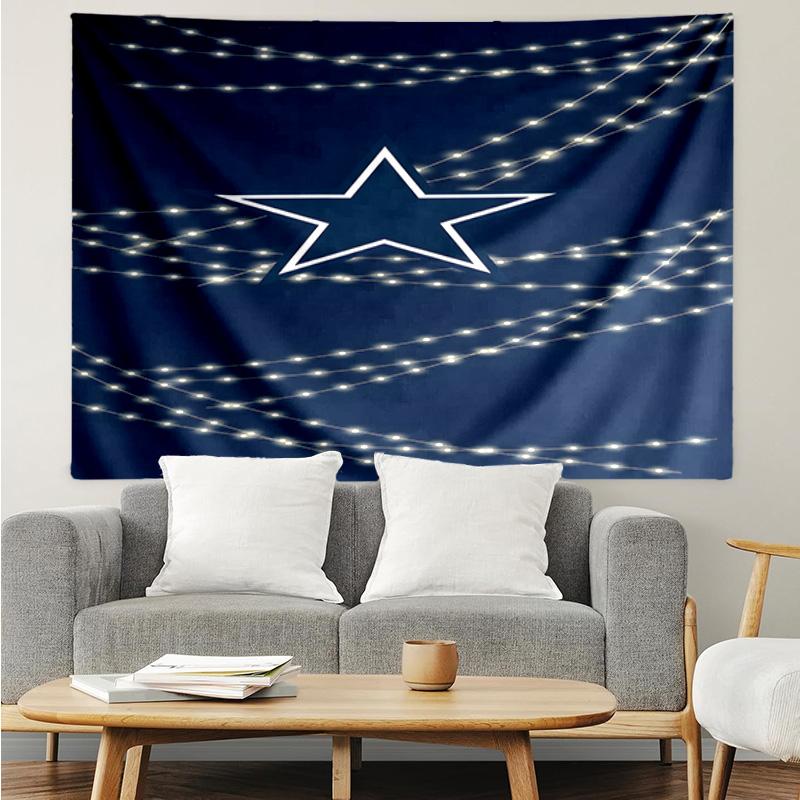 Dallas Cowboys Tapestry Accessories Playroom Tapestry, for Bedroom,Livingroom, dormitory Room Wall Decor Fan Birthday Gifts