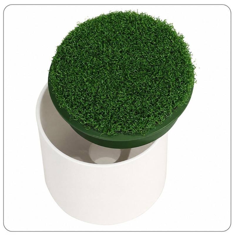 Golf Putting Green Cup Covers Accessory with Plastic Construction for Routine Course Installation and Green Maintenance Tasks