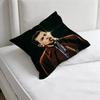 MMilo J  Singer Cool Decorative Square Pillow Cover Modern Cushion Case for Living Room Bedroom