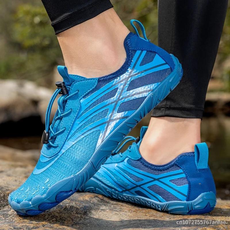 Nouvelles chaussures de rivière à cinq doigts antidérapantes et résistantes à l'usure, chaussures pieds nus, chaussures de yoga, à séchage rapide