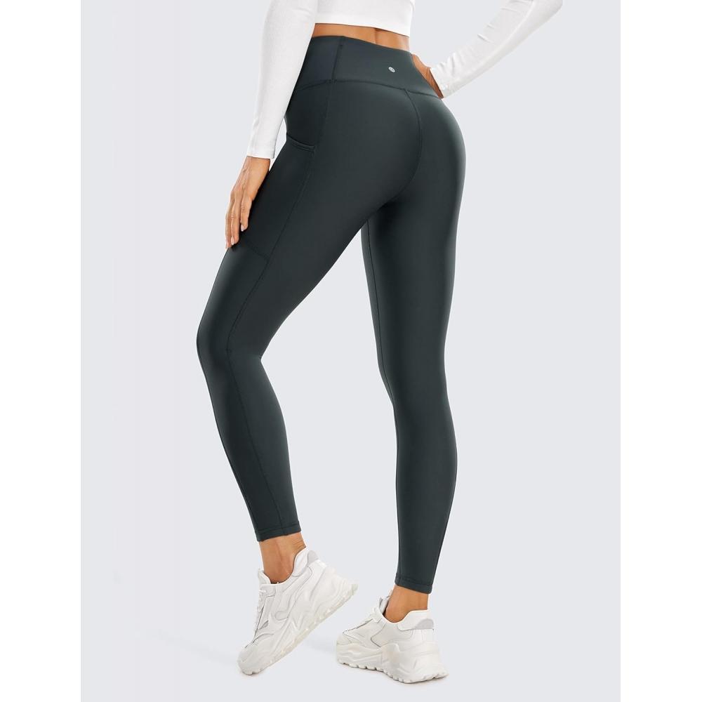 Crz Yoga WoMen S Fleece Lined Yoga pantS Winter 3 4 Length M Regular 25