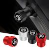 4Pcs Alloy Car Valve Cap Wheel Valves Dust Cover Tire Accessories For Citroen e-C3 e-C4 X C5X C3 C4 Cactus Picasso C-Crosser C6