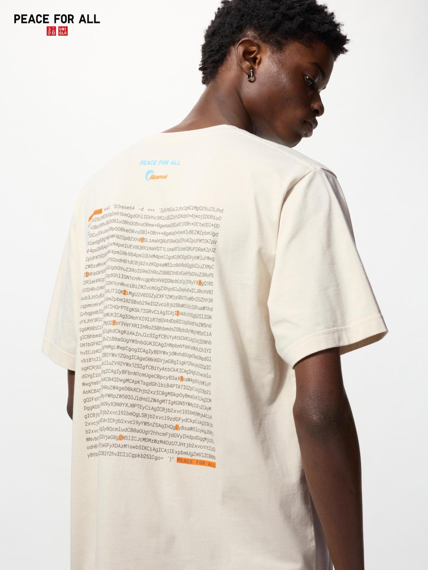 

Футболка Uniqlo Peace For All Akamai 30 NATURAL/XS