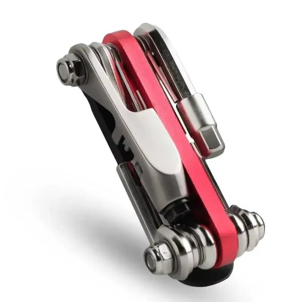 14 in 1 Bicycle Repair Tool Kit Chain Cutter Alloy Steel Maintenance Tool Set Flat Wrench Cross Screwdriver
