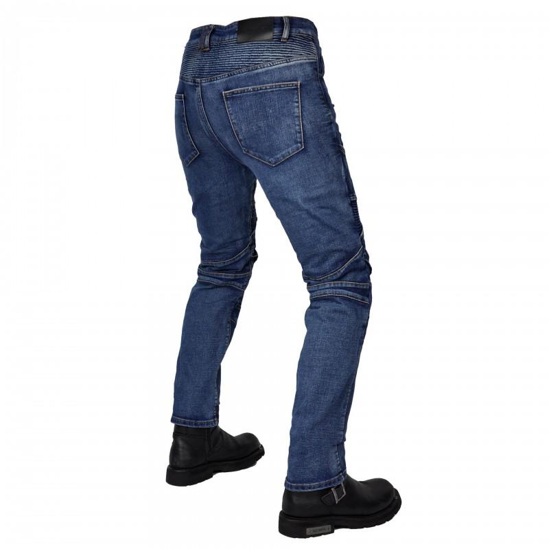 Mens Motorcycle Riding Pants With Extended Protection Stretch Cotton Abrasion-Resistant Tear-Proof Outdoor Use