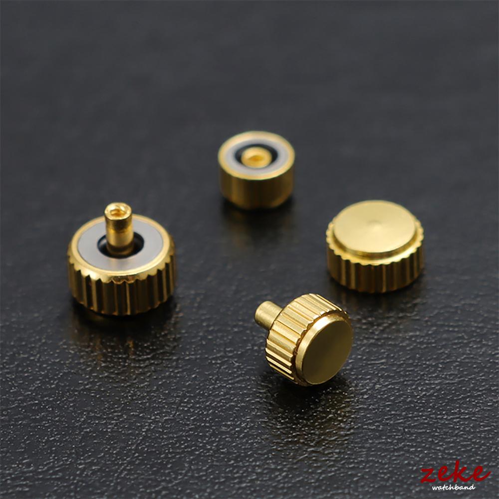 10/20Sets Silver Gold Watch Crowns Watch Waterproof Replacement Assorted Repair Tools with Box Watch Accessories for Watchmaker