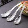 HANYANG Stainless Steel Thickened Spoon Soup Spoon Children's Long-handled Rice Spoon Tableware