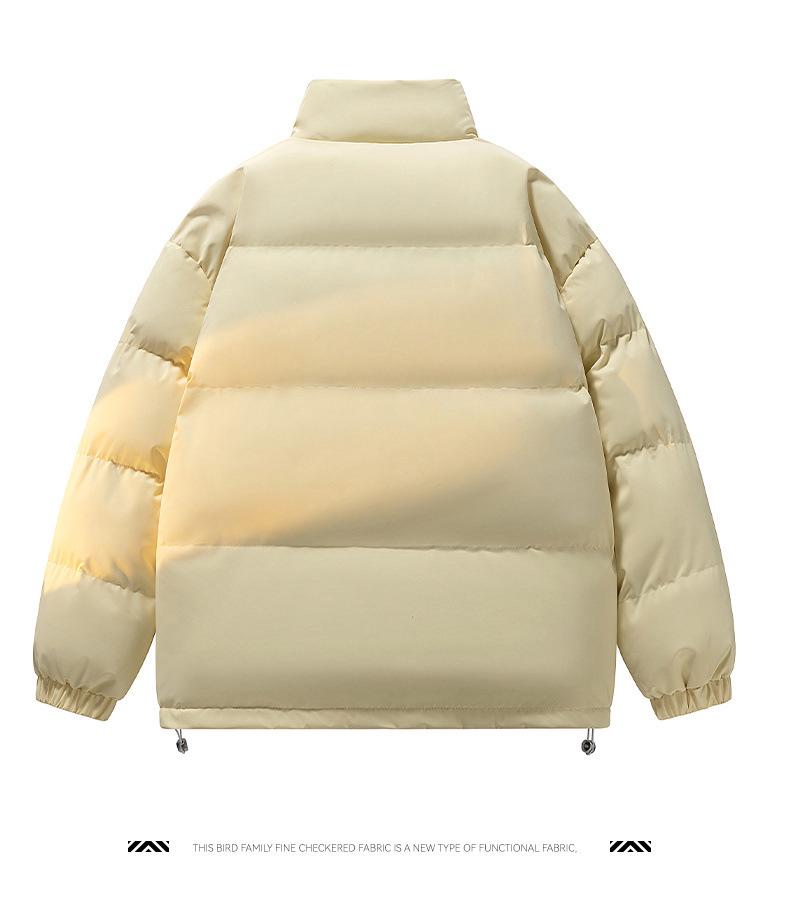 Teen Stand Collar Cotton Jacket - Trendy Padded Outerwear for Junior & High School Boys
