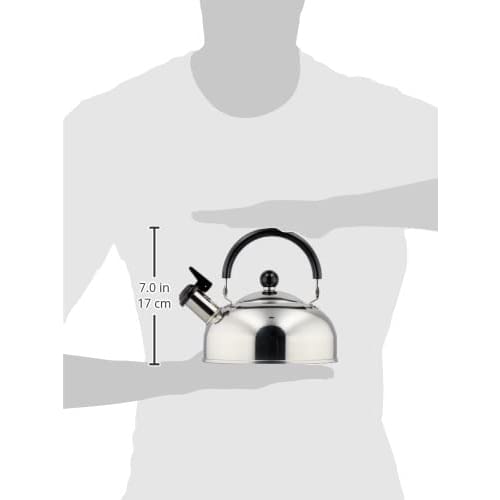 Tamahashi Excellent Chef Whistling Kettle EX-115, Silver, 1.5L