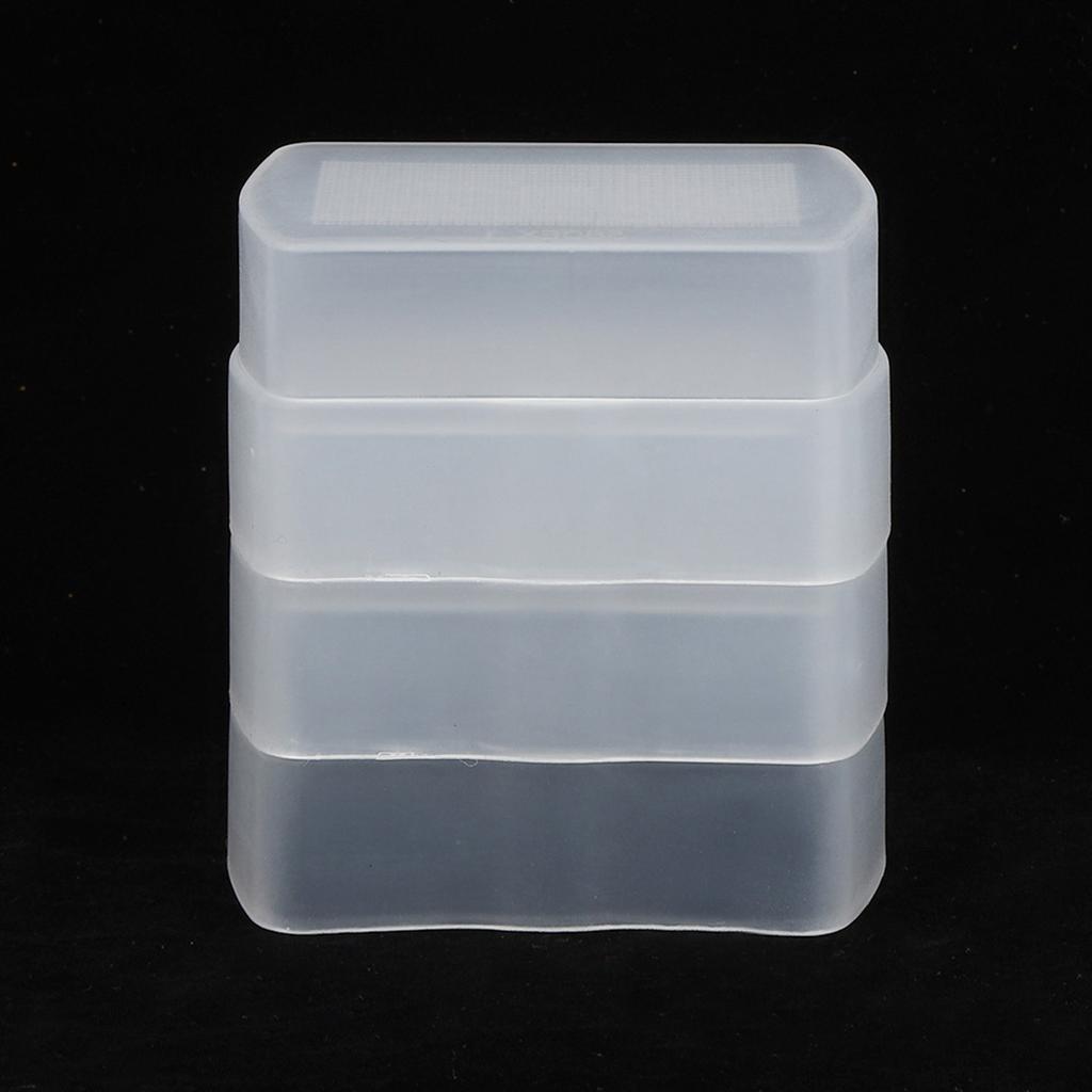 3Pcs Mini Digital Camera Flash Bounce Diffusers Softbox Fit for Canon 580EX Top Flash White