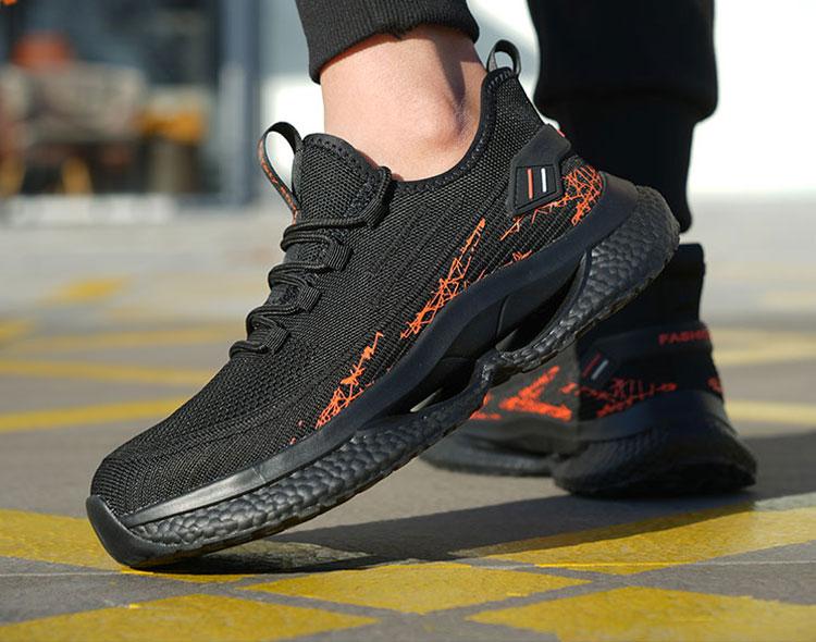 

Новые защитные ботинки, удобные мужские ботинки, неразрушимые рабочие ботинки, модные повседневные кроссовки, мужские защитные ботинки 40 оранжевый