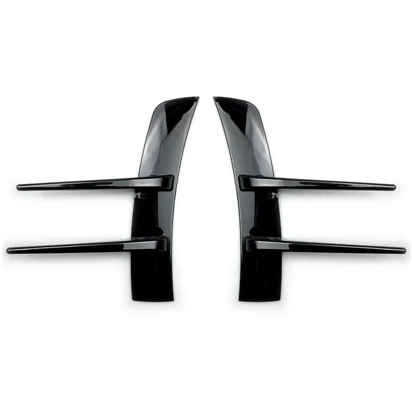 

Передний фартук автомобиля Canards, бампер, спойлер для Mercedes Benz W177 A180 A200 A250 A260 AMG A35 2018-аэро обвесы Gloss Black 1