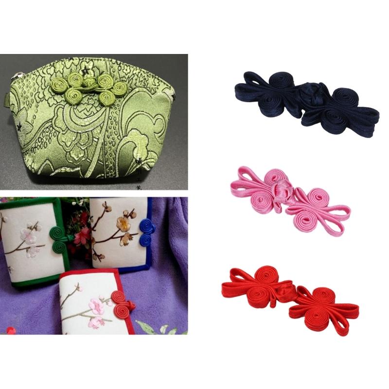 Cheongsam Frog Buttons Closure Sewing Fasteners for Sweater Coat Cheongsam Traditional Handcraft Accessories