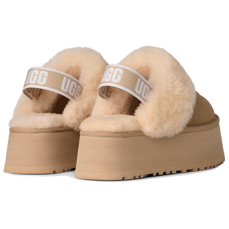 UGG Funkette Comfortable Simple Commuting Casual Flats Women flats Mustard 1113474-MDSD