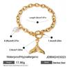 Handmade Ocean Bead Bracelet Fashionable Party Jewelry Chain Wristband Stainless Steel Texture for Party and Celebration