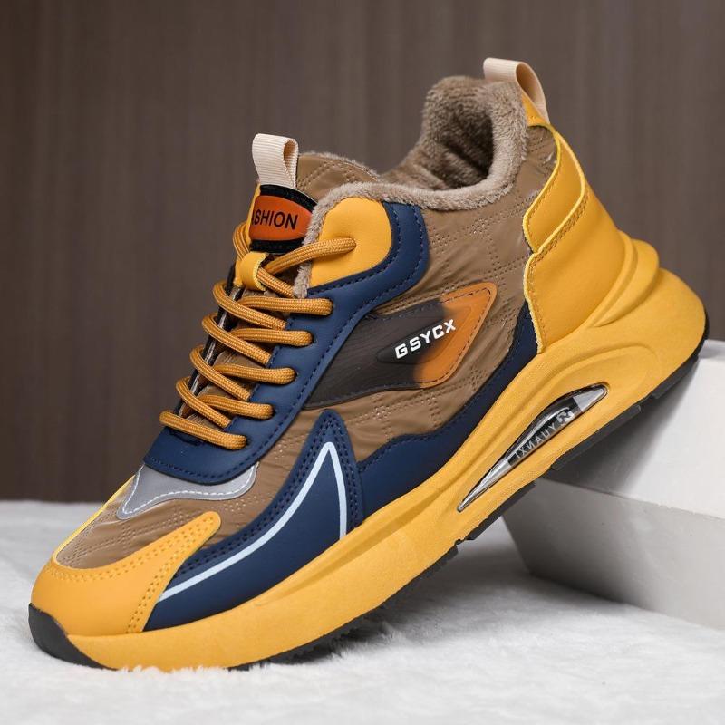 Sneakers für Herren, luxuriöse Plateau-Sneakers für Herren, hochwertige Freizeitschuhe, warme Winterschuhe