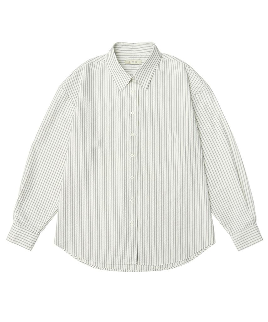 Siyajyu Sitp5147 Noble Seersucker St Shirt_Ivory