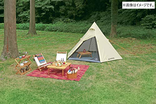 [Amazon.co.jp Exclusive] Captain Stag Tent, One-Pole Tent, Tipi Hexagon 300UV, 3-4 Person, Green, UA-60
