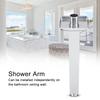   Stainless Steel Top Shower Arm Pipe Wall Mount for Bathroom Ceiling Shower Head(20 Cm)