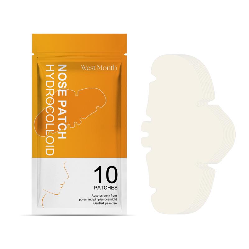 Hydrocolloid Pore Clearing Nose Patch for Blackhead and Oil Removal Quick Face Cleanse for Travel or Home