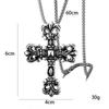 Cross Necklace Punk Men's Necklace Domineering Titanium Steel Titanium Steel Jewelry